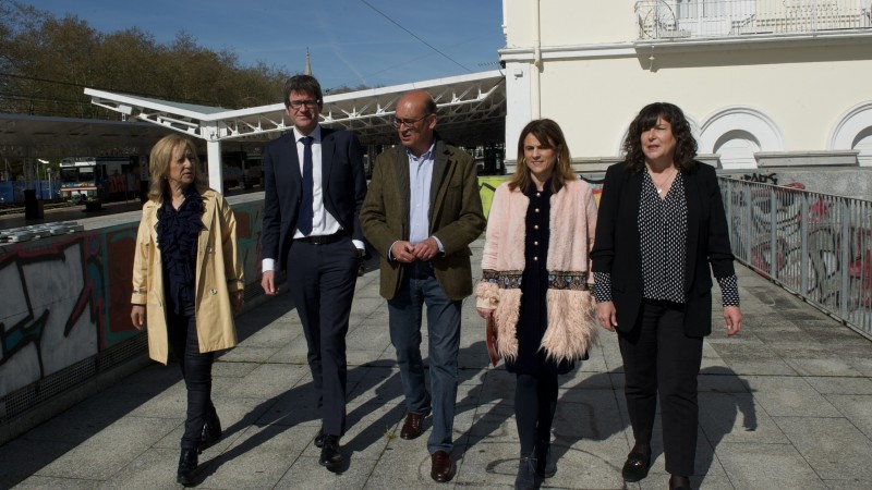 Mikel Legarda, Almudena Otaola.  Azpiegiturei buruzko ekitaldi sektoriala. Vitoria-Gasteiz