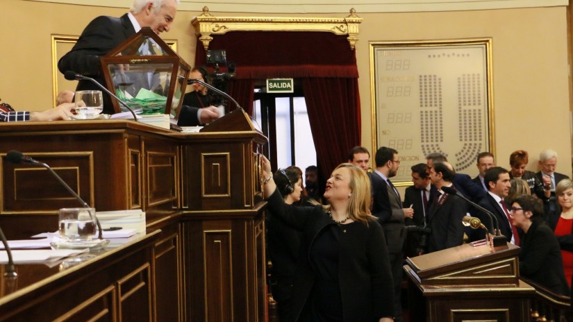 Victoriano Gallastegi Adin Mahaiko presidente aritu da Senatua eratzeko saioan