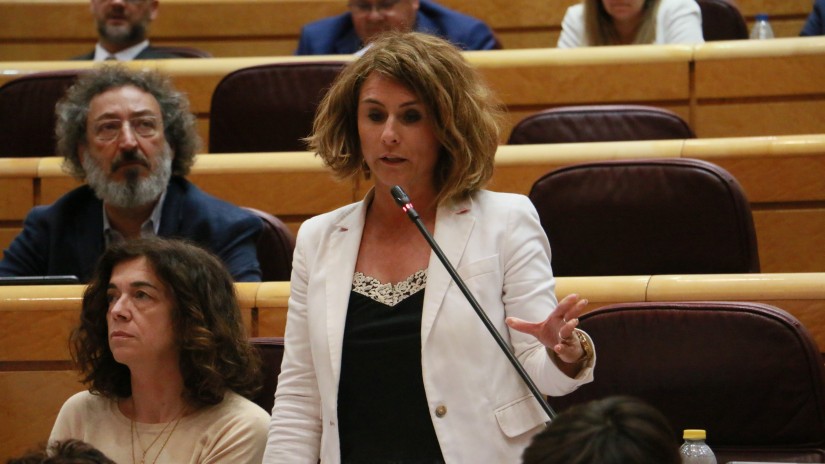 Almudena Otaolak Miquel Icetari eskatu dio Artistaren Estatutua azkarrago aplikatzeko, kultur sektoreari babes eta segurtasun handiagoa emateko