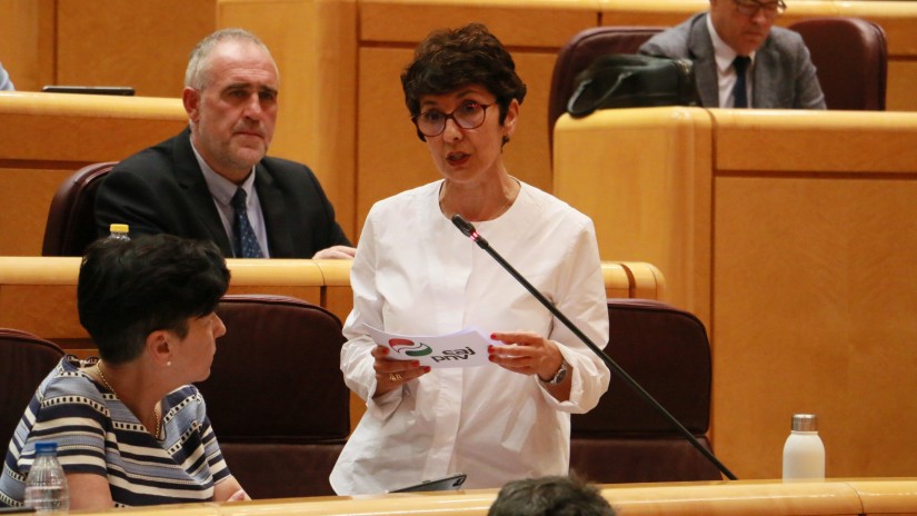 Maribel Vaquerok Euskadiko aldiriko ibilgailuen eskualdaketa bizkortzeko eskatu dio Espainiako Gobernuari