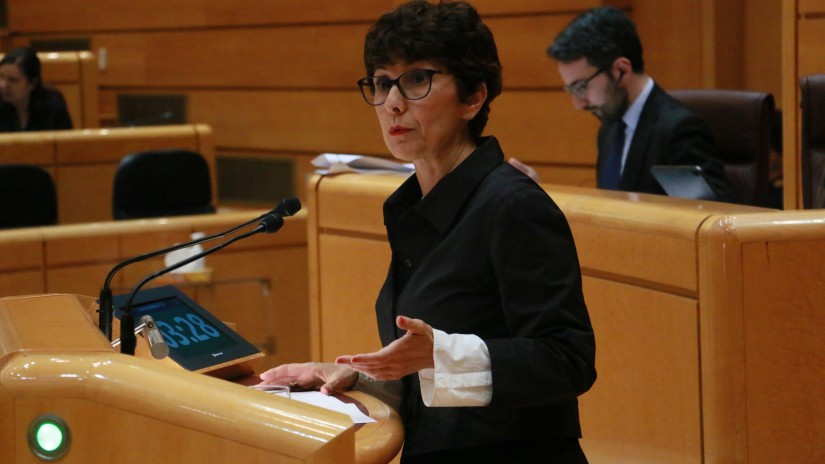 Maribel Vaquerok Melillako mugan izandako heriotzak argitzea eta horrelakorik berriro gerta ez dadin neurriak hartzea eskatu du