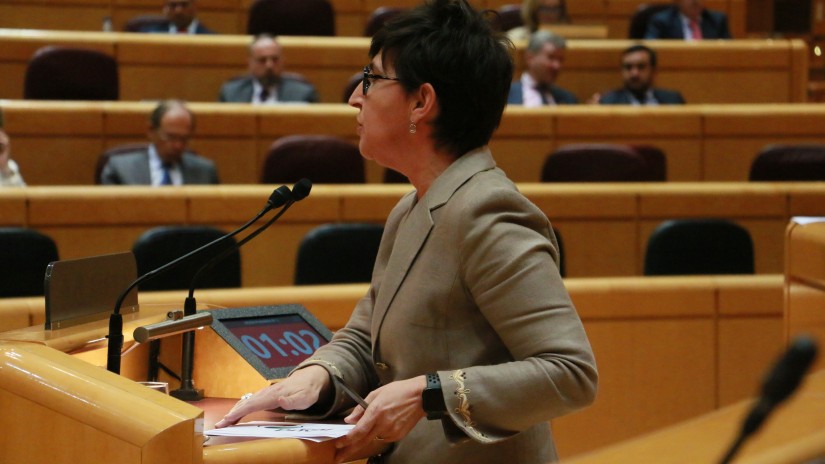 Maria Dolores Etxanok PPren hipokrisiaz ohartarazi du, Estatuko Gobernuaren jardueren aurrean eskumen autonomikoen defentsa planteatzen duenean